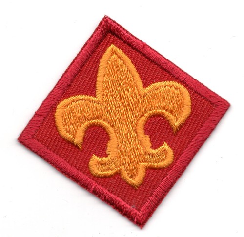 Scout hat embroidered patch