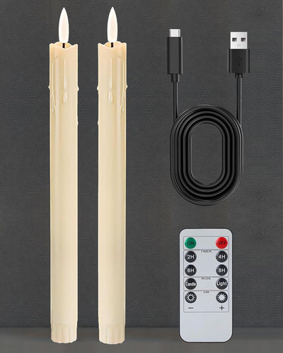 Rechargeable flameless - 9.6",