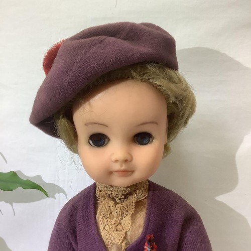 Vintage rosebud doll 1950s - vintage,