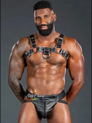 Men leather fetish gay body - leather,