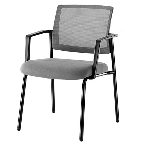 Black grey mesh back chair - black/grey,