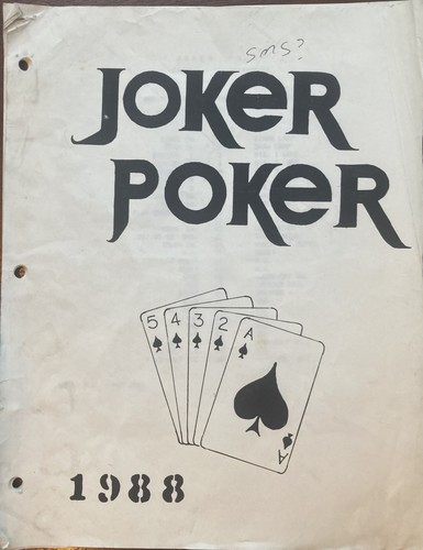 Joker poker video - joker,
