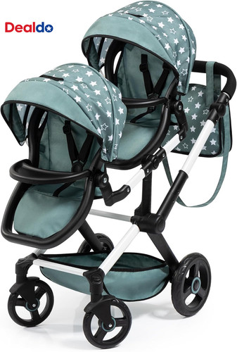 Twin doll stroller double - twin,