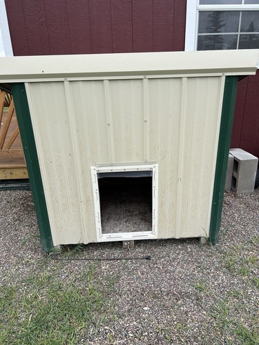 Outdoor dog house - dog, with
