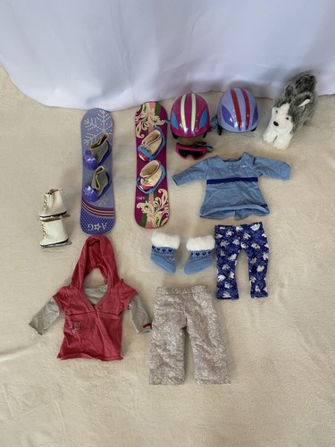 American girl doll - doll, set