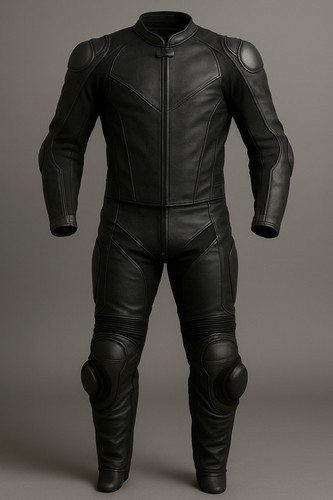 Men leather motorbike - men's,