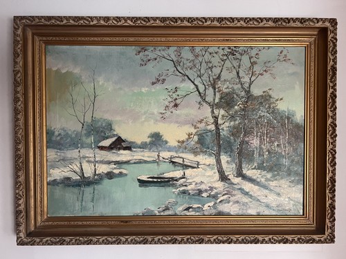 Painting tournay cabin - tournay,