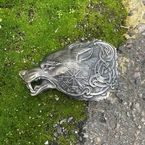 Mens belt buckle fenrir - belt, "fenrir"