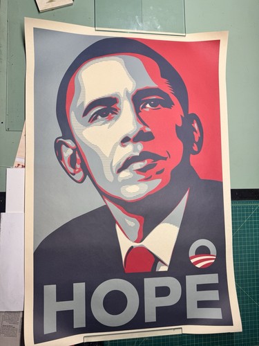 Barack obama hope poster - hope, print