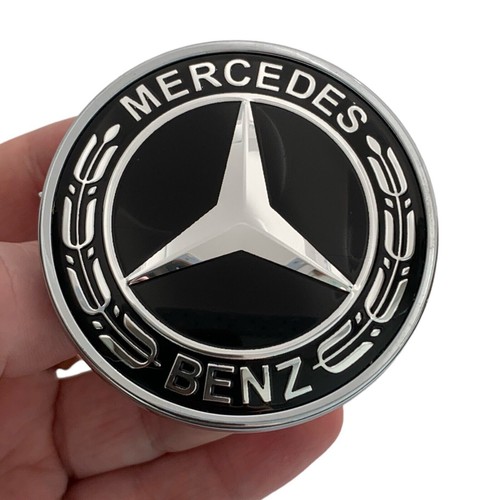 57mm front hood emblem black - 57mm,