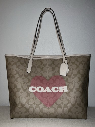 Coach city tote - city, signature