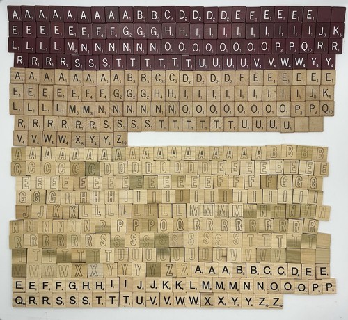 433 wood scrabble - 433, tiles