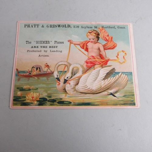Victorian trade card sohmer - victorian,