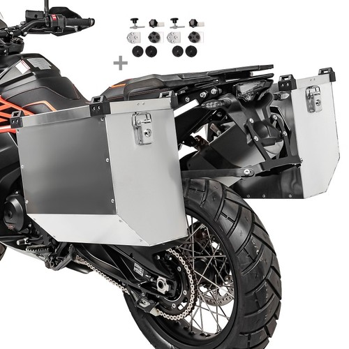 Aluminium pannier set atlas - pannier,