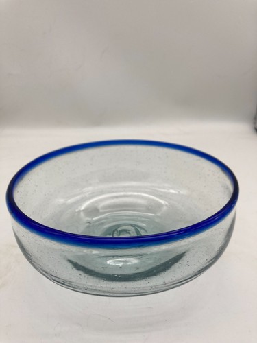 Mexican hand blown bowl