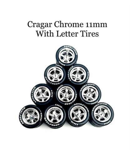 Chrome cragar 11mm - 5x, 11/11mm