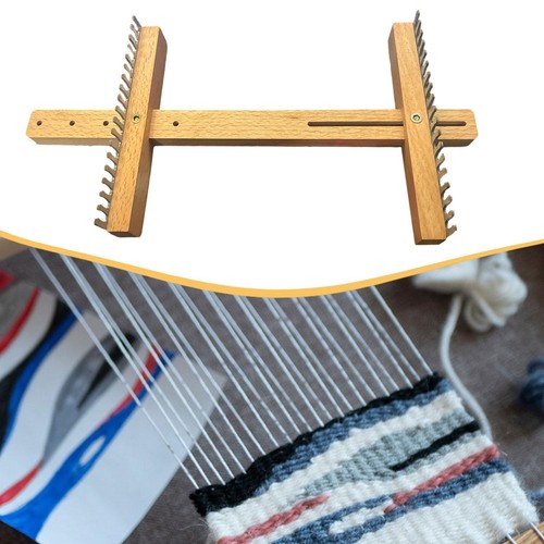 Wooden weaving loom compact - loom,