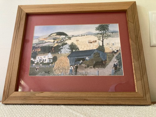 Framed harvest time by - framed,