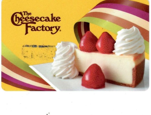 Cheesecake factory gift card - cheesecake,