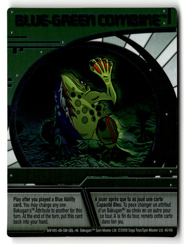 Bakugan card blue - bakugan, blue-green