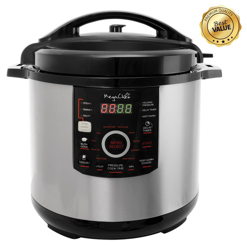 Megachef quart steel - quart,