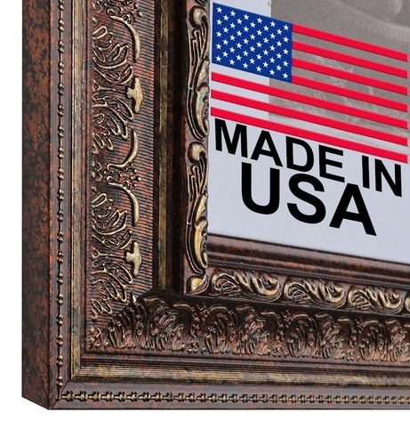 Rustic bronze picture - 3-1/2",