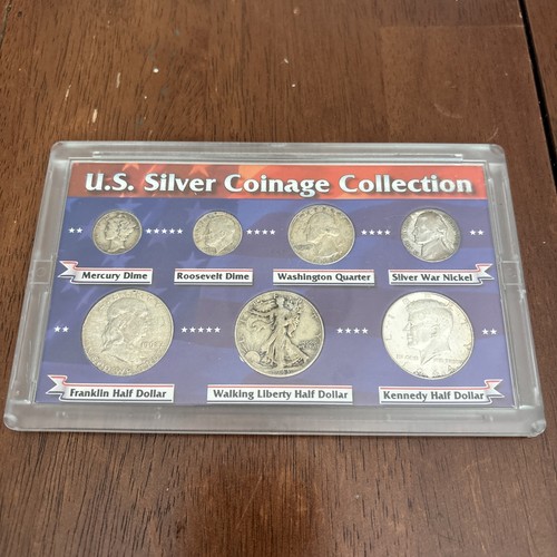 Silver coinage collection - silver,