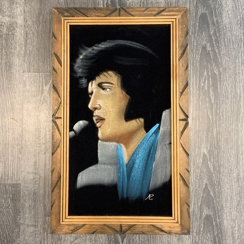 Vtg elvis presley velvet - vtg,