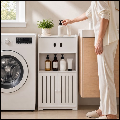Tier white bathroom medicine - 4-tier,
