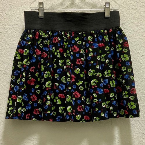 Veuc black floral skirt - skirt, w