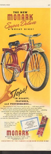 1947 monark silver - king, super