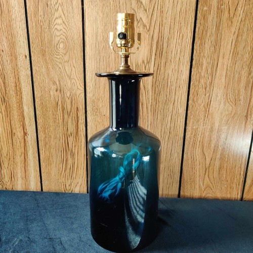 Beautiful blue glass working - glass,