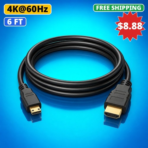 Mini hdmi cable - cable, ft