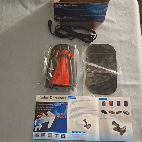 Gps car radar detector k - v9,