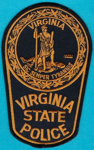 Virginia state police patch - state,