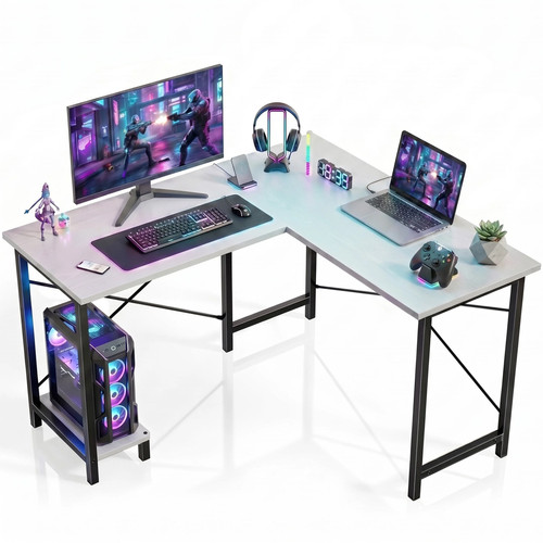 Inch shaped desk - inch, l