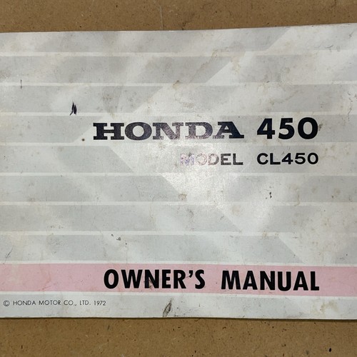 Honda 450 model - honda, k5