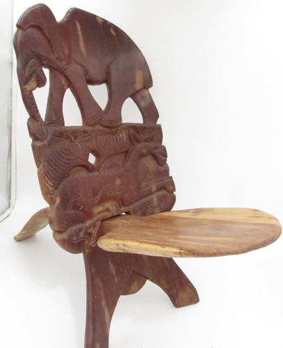 Hand carved wooden - wooden, elephant