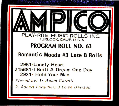 Ampico recut romantic moods 3 - ampico,