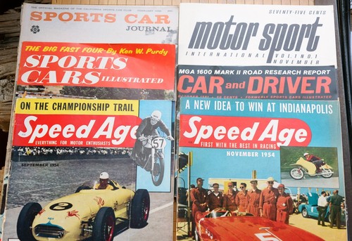 Lot vintage car magazines - of, 6