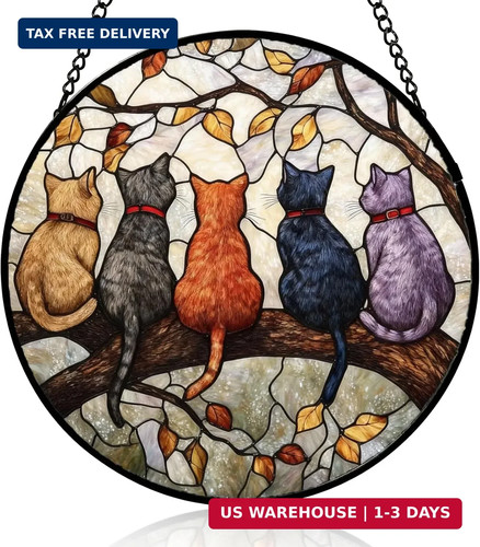 Stained glass window hanging - stained,