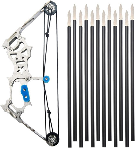 Compound bow and arrow - bow,