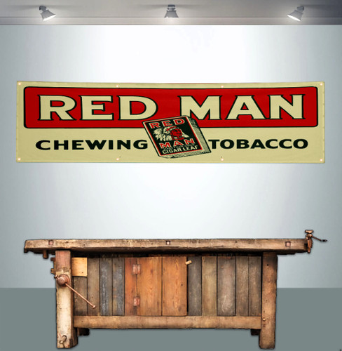 Red man chewing tobacco - chewing, x