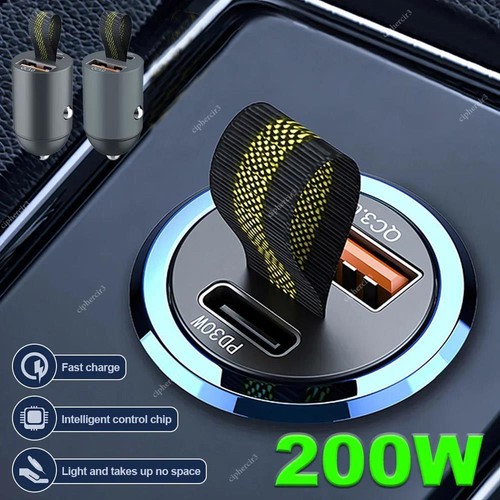 200w mini usb type qc3 - mini, type-c