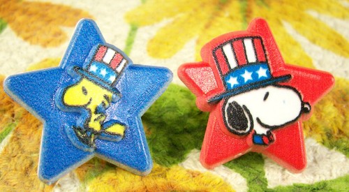 Snoopy woodstock star ring - star,