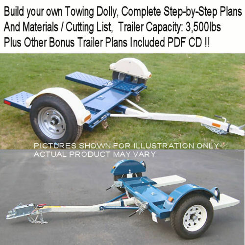 Car tow dolly plans - dolly,
