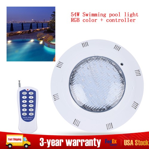 12v 54w swimming pool rgb - pool, led