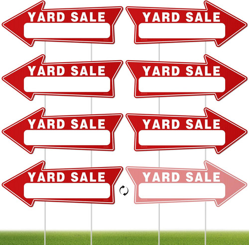 Yard sale signs with - pc,
