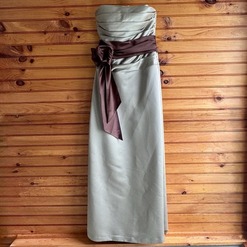 Bill levkoff strapless satin - levkoff,