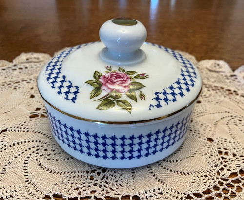 Vintage devilbiss powder jar - vintage,